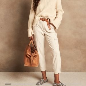 Banana Republic High Rise Tapered Cargo Pants